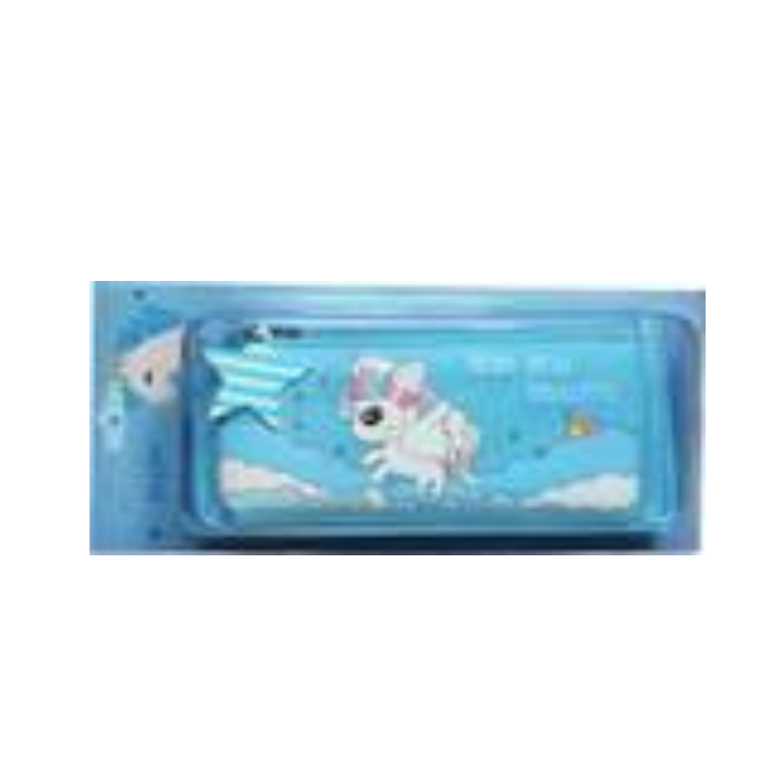Dishvy Unicorn Unicorn Pencil pouch with additional space to keep Pens, cards Art Polyester Pencil Box  (Set of 1, Blue)